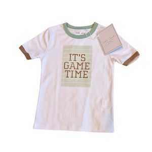 NWT Nola Tawk Organic Cotton Game Time Tshirt